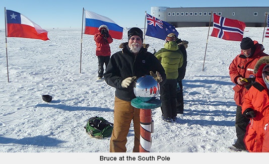 Bruce at the South Pole