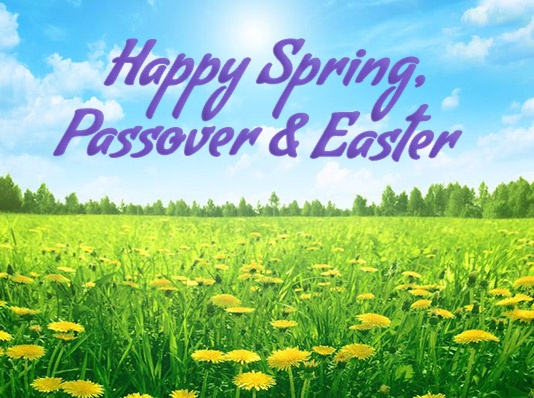Happy Spring, Passover & Easter
