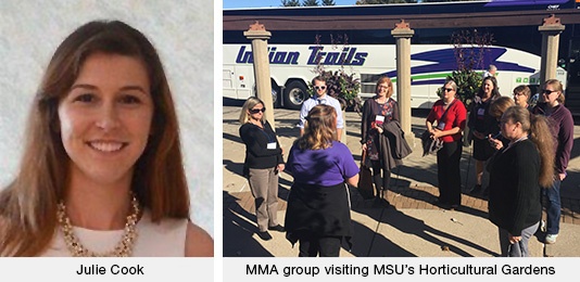 Julie Cook | MMA group visiting MSU's Horticultural Gardens