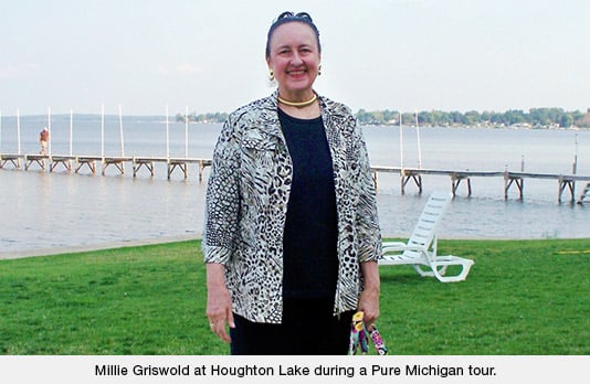 Millie Griswold at Houghton Lake